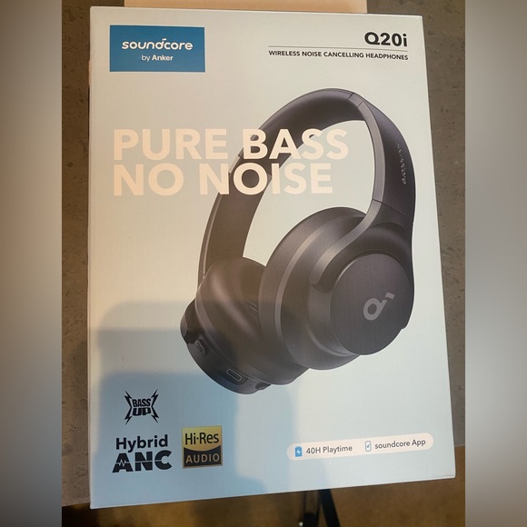 Anker Other - Anker Soundcore Q20i Black Over-Ear Headphones